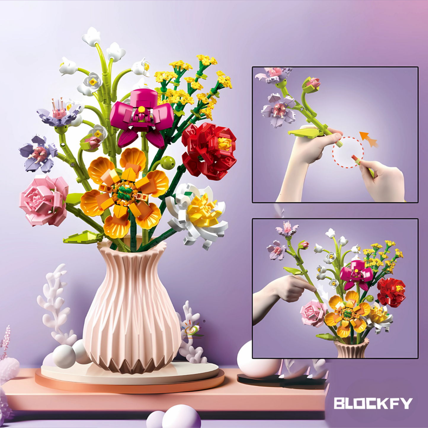 Rainbow Symphony Vase Blockfy™