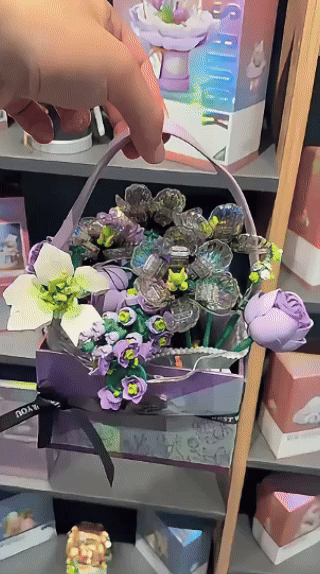 Purple Dreams Flower Bouquet Blockfy™