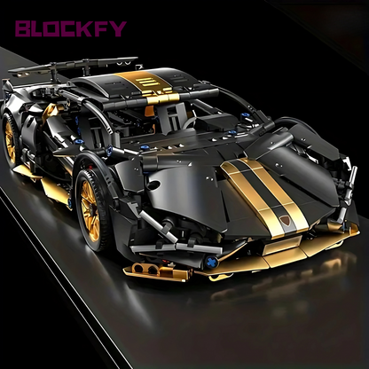 Gold Sports Car Blockfy™