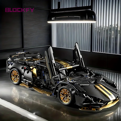 Gold Sports Car Blockfy™