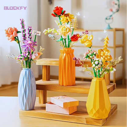 Colorful Dreams Vase Bouquet Blockfy™