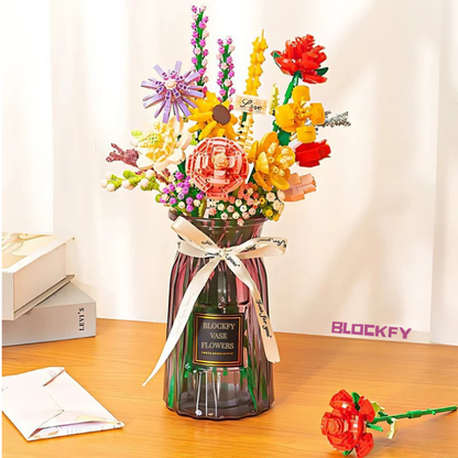 Colorful Dreams Vase Bouquet Blockfy™